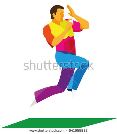 411x470 Cricket Bowling Clipart