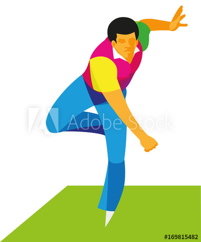 Cricket Bowler Vector at Vectorified.com | Collection of Cricket Bowler ...