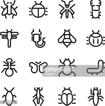 414x415 Cricket Insect Silhouette