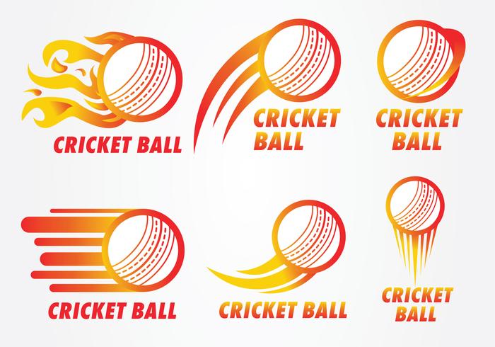 700x490 Cricket Ball Logo Vector Pack
