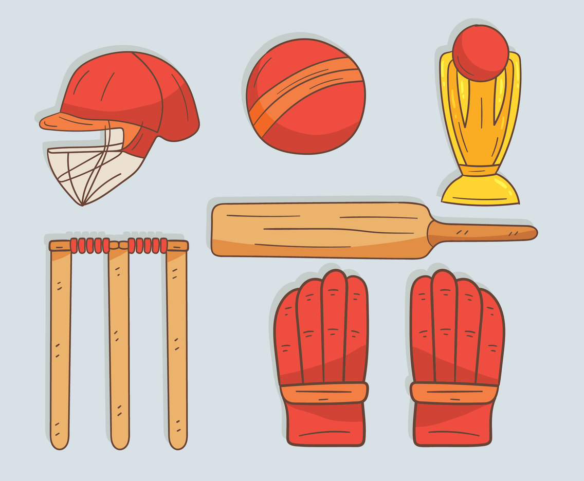 1136x936 Hand Drawn Cricket Element Vector Vector Art Graphics
