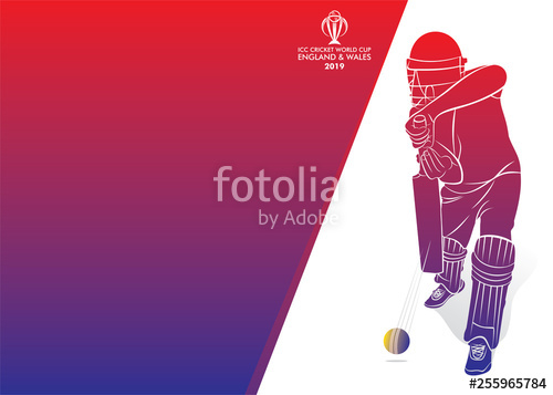500x357 Cricket Player Poster Design Stock Image And Royalty Free Vector