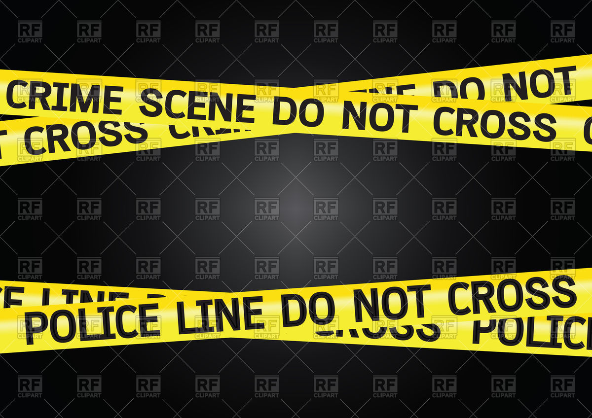 1200x848 Crime Scene Yellow Danger Tapes Vector Image Of Conceptual
