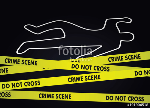 500x359 Crime Scene Vector Illustration Stock Image And Royalty Free