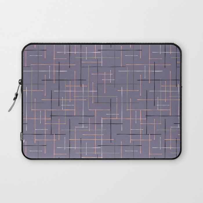 Criss Cross Lavender Maze Vector Pattern Laptop Sleeve 700x700 Criss Cross Lavender Maze Vector Pattern Laptop Sleeve