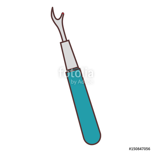 500x500 Crochet Hook Isolated Icon Vector Illustration Design Stock Image