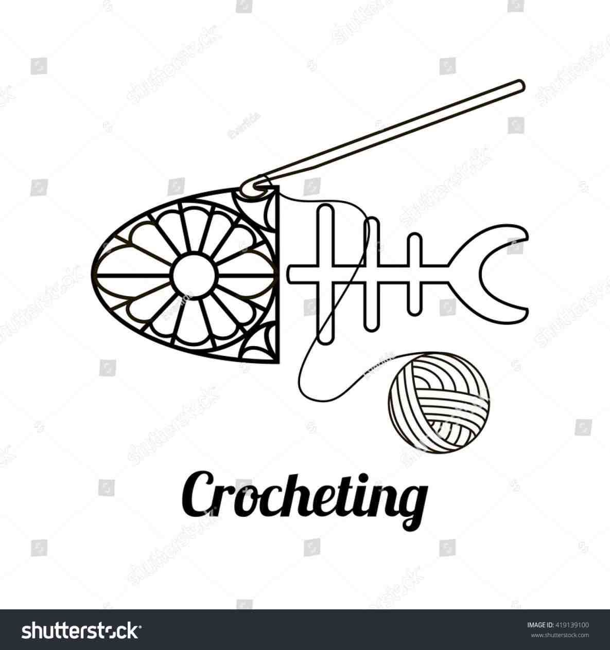 1185x1264 Crochet Logo Vector