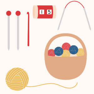 300x300 Free Vector Graphics Knittingcrochet Tools