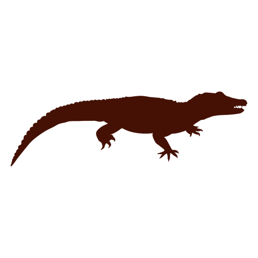 Crocodile Silhouette 512x512 Crocodile Silhouette