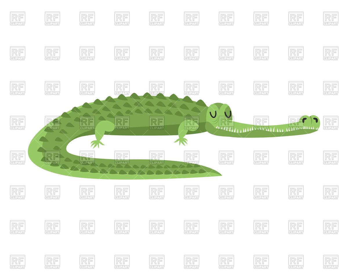 Sleeping Crocodile Vector Image Of Plants And Animals Popaukropa 1200x939 Sleeping Crocodile Vector Image Of Plants And Animals Popaukropa