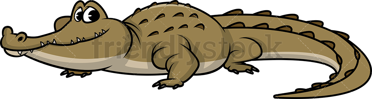 Wild Crocodile Cartoon Clipart Vector 1190x318 Wild Crocodile Cartoon Clipart Vector