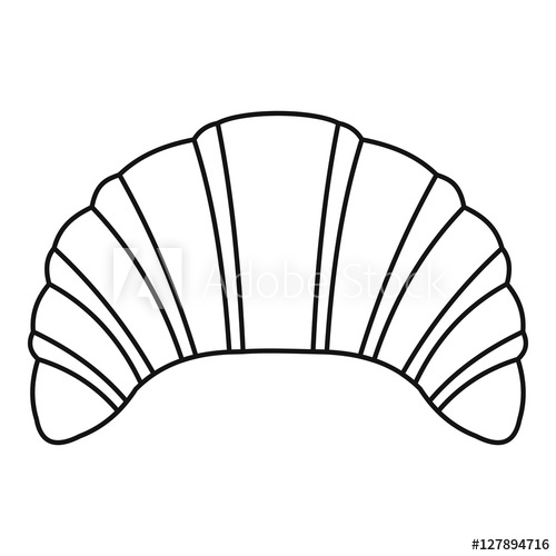 Croissant Vector At Vectorified.com | Collection Of Croissant Vector ...