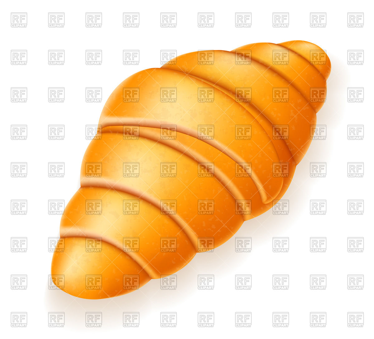 1200x1086 Crispy Croissant Vector Image Of Food And Beverages Konturvid