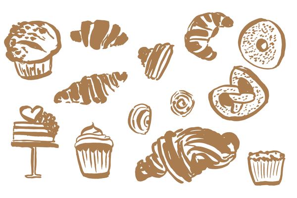 600x400 Page Croissant On Curated Vector Illustrations, Stock Royalty
