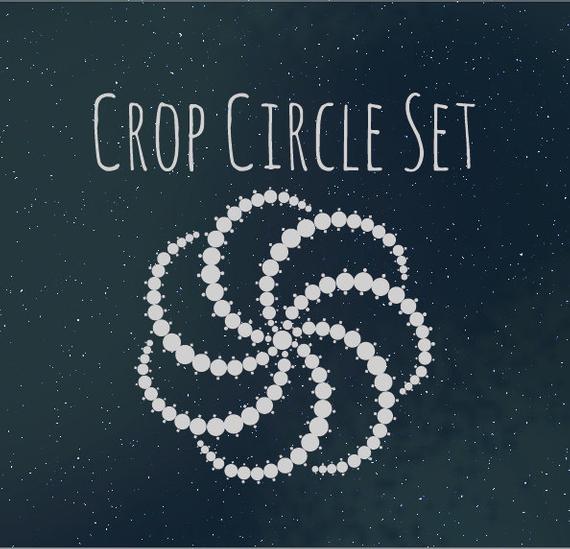 570x549 Crop Circlesacred Geometry Vectorpng Set Shapes Etsy