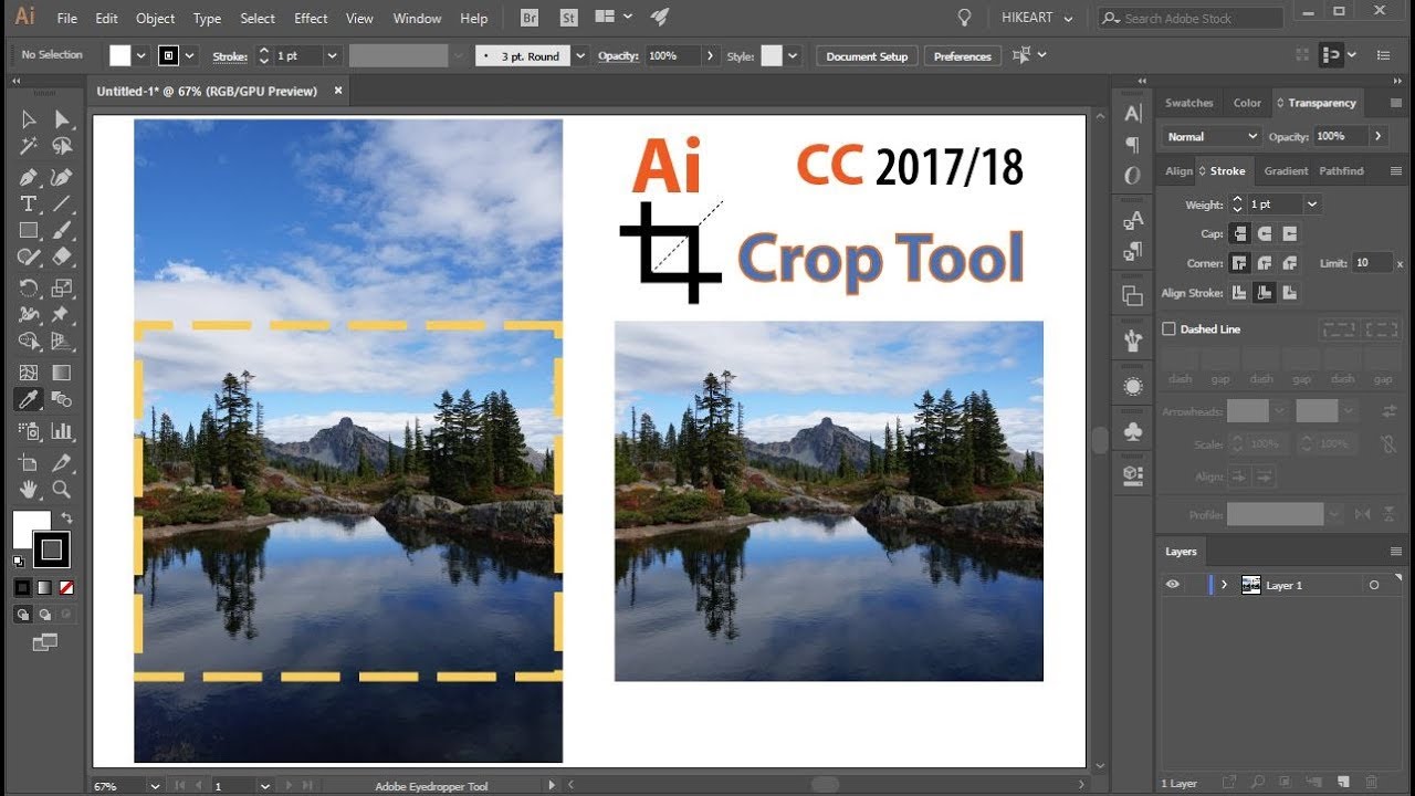 1280x720 How To Crop Photos In Adobe Illustrator Cc