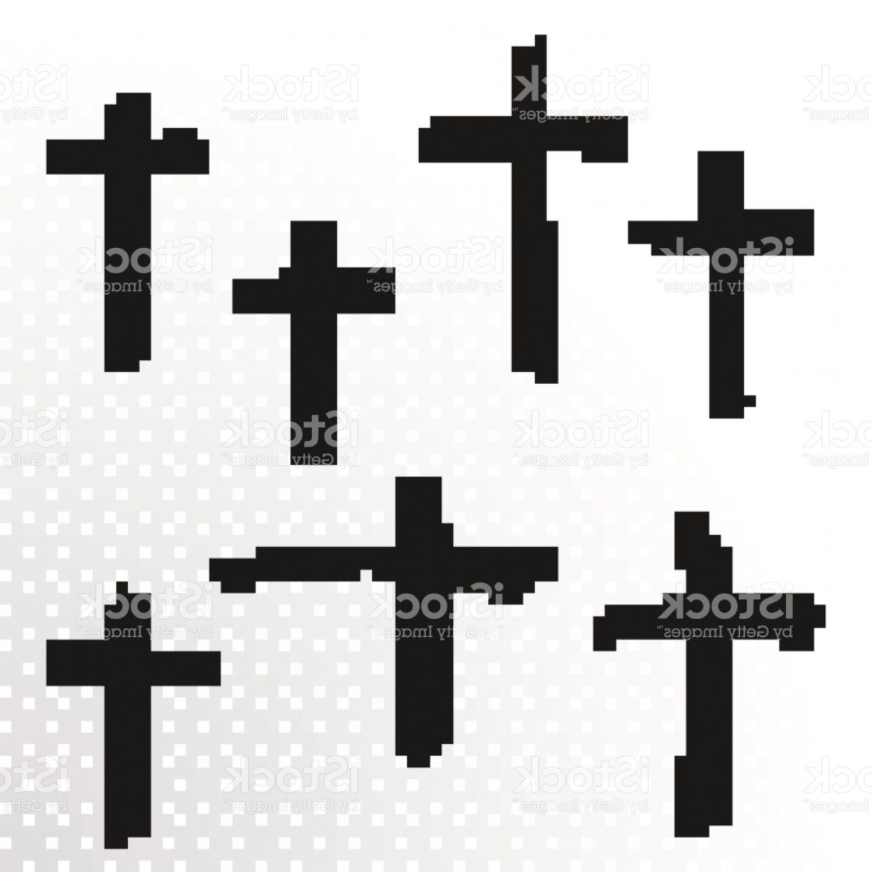 1228x1228 Crucifix Cross Hand Drawn Paint Brush Vector Icon Gm Geekchicpro