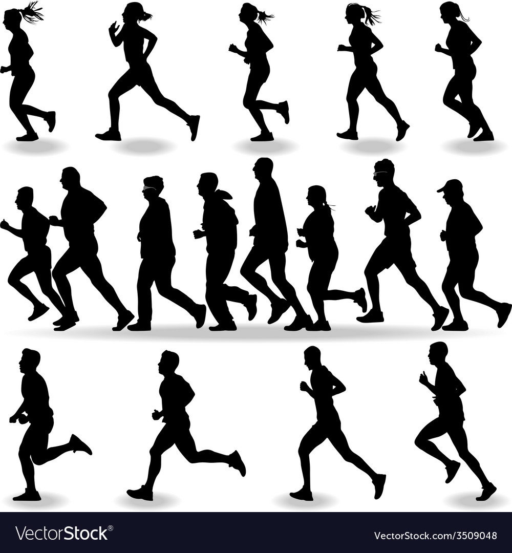 1000x1080 Runner Silhouette