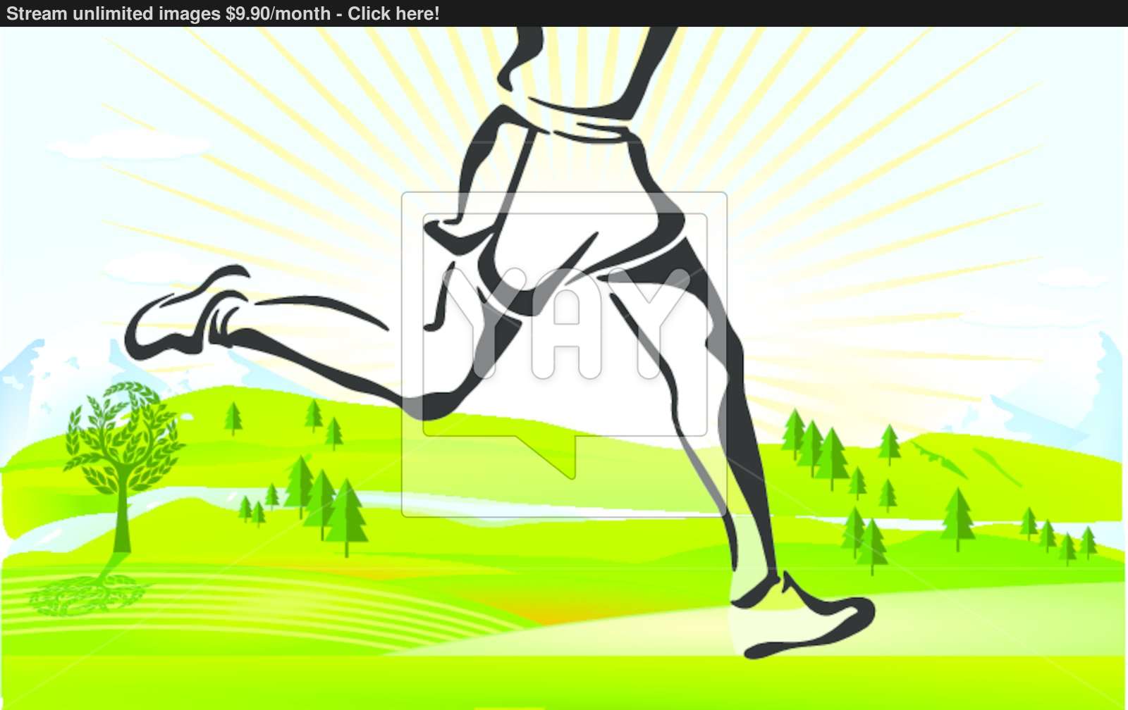 1600x1008 Cross Country Running Vector