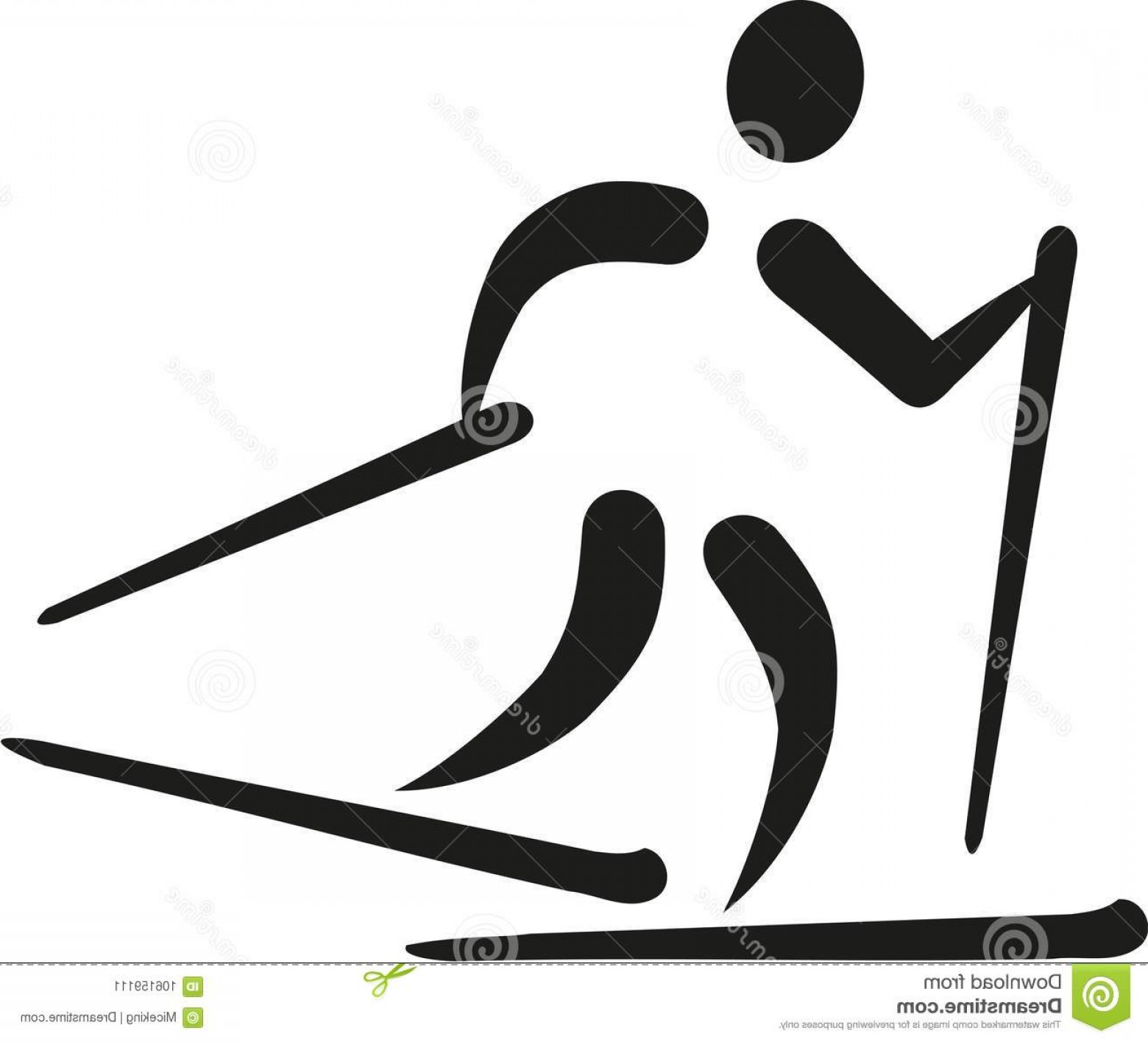 1560x1416 Cross Country Skiing Icon Vector Cross Country Skiing Icon Image