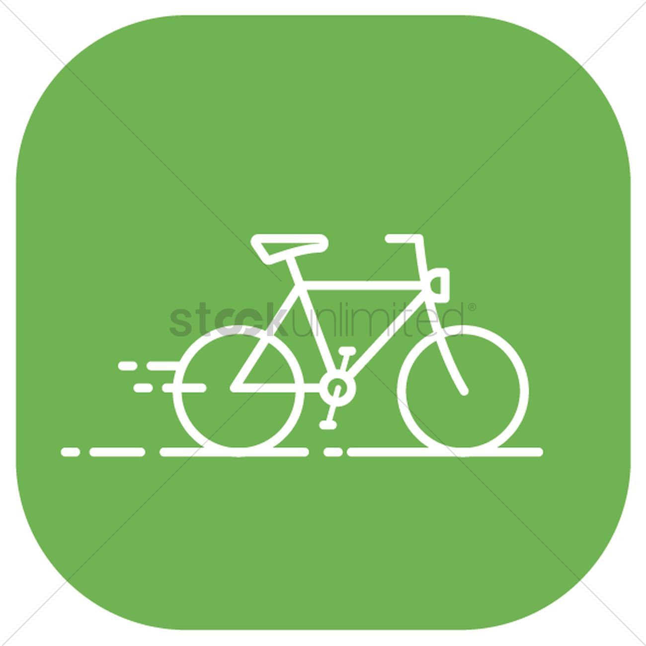 1300x1300 Cross Country Bicycle Vector Image