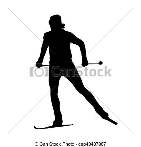 450x470 Collection Of 'cross Country Silhouette' Download More Than