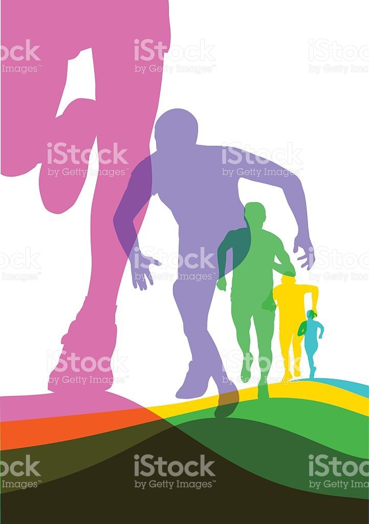 721x1024 Colourful Cross Country Graphic File, Version In Zip