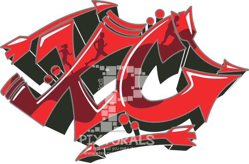 794x522 Cross Country Graffiti Design Pdf Png T Shirt Etsy