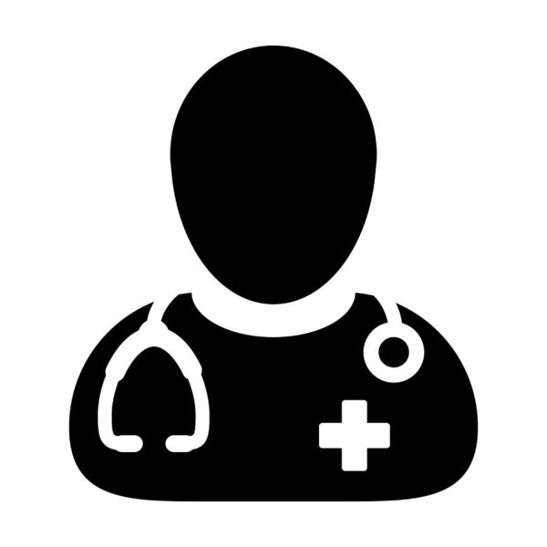 Doctor Icon Vector Medical Consultation Male Physician Person 600x600 Doctor Icon Vector Medical Consultation Male Physician Person