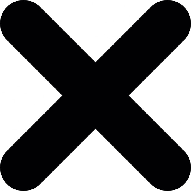 X Icon Vector 626x626 X Icon Vector