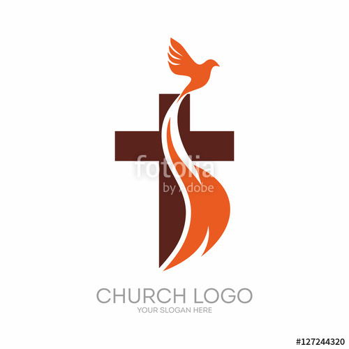 500x500 Church Logo Christian Symbols The Cross Of Jesus, The Fire