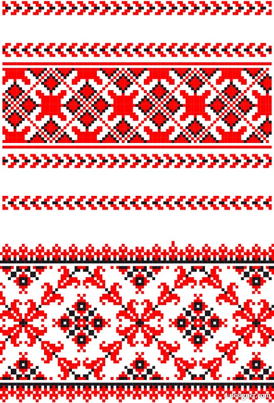 Designer Cross Stitch Patterns Vector Material 560x823 Designer Cross Stitch Patterns Vector Material