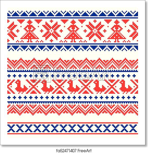 Free Art Print Of Sami Band Or Belrd Vector Design, Lapland Cross 561x581 Free Art Print Of Sami Band Or Belrd Vector Design, Lapland Cross