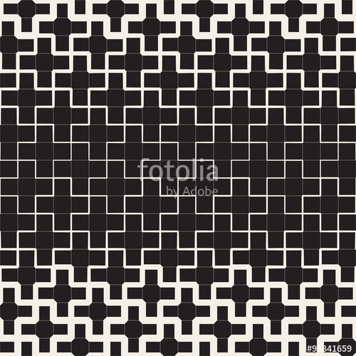 Vector Seamless Black And White Geometric Cross Grid Line Pattern 500x500 Vector Seamless Black And White Geometric Cross Grid Line Pattern
