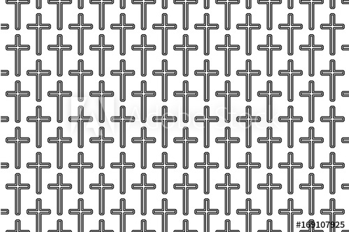 Black Christian Cross On White Background 500x332 Black Christian Cross On White Background