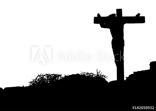 Jesus Christ On The Cross Silhouette 500x356 Jesus Christ On The Cross Silhouette
