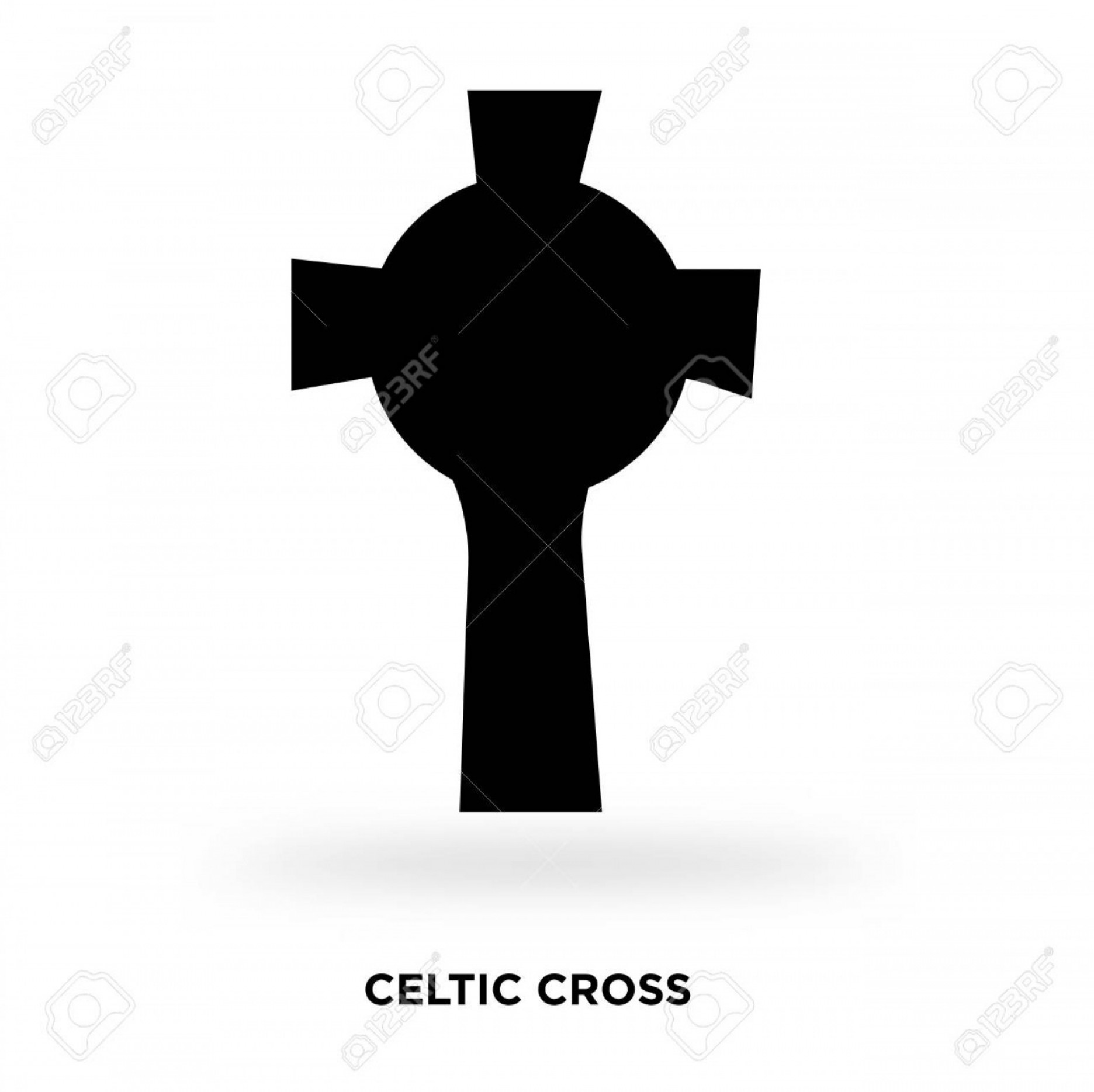 Photostock Vector Celtic Cross Silhouette Vector Illustration 1872x1869 Photostock Vector Celtic Cross Silhouette Vector Illustration