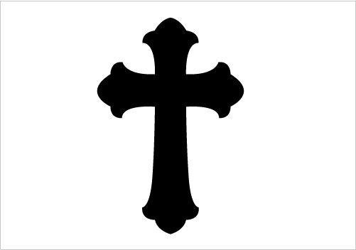 Decals Cross Silhouette, Silhouette 501x352 Decals Cross Silhouette, Silhouette