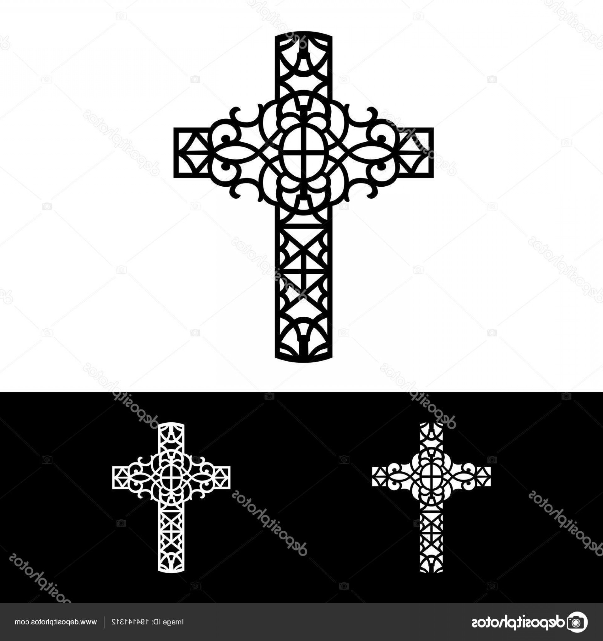 Stock Illustration Decorative Cross Silhouette Illustration 1920x2040 Stock Illustration Decorative Cross Silhouette Illustration