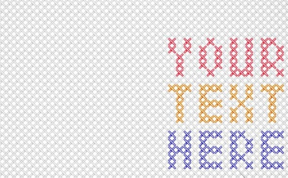 595x368 Mexican Cross Stitch Embroidery Free Vector Download