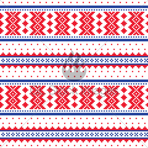 500x500 Winter Cross Stitch Vector Pattern Inspired