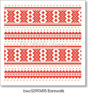 362x382 Winter Cross Stitch Vector Pattern Inspired