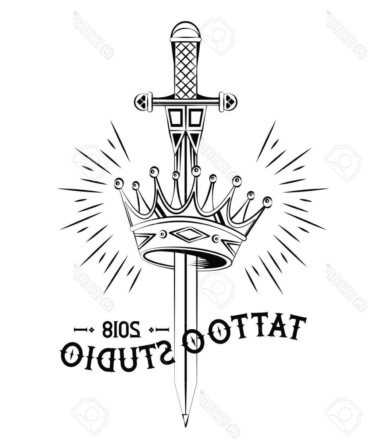 Sword Tattoo Vector Art Cultracing 1323x1560 Sword Tattoo Vector Art Cultracing