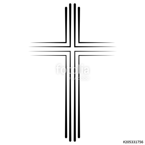 Christian Catholic Cross Icon Flat Design, Vector Cross Icon 500x500 Christian Catholic Cross Icon Flat Design, Vector Cross Icon