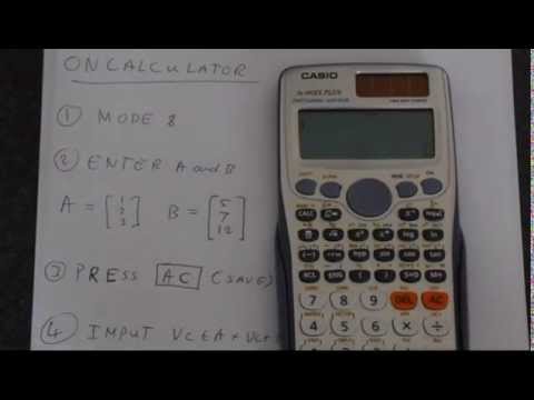 480x360 Vector Cross Product Using Casio Fx Plus