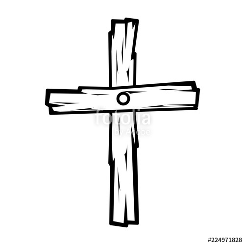 500x500 Halloween Wooden Cross Icon Stock Image And Royalty Free Vector