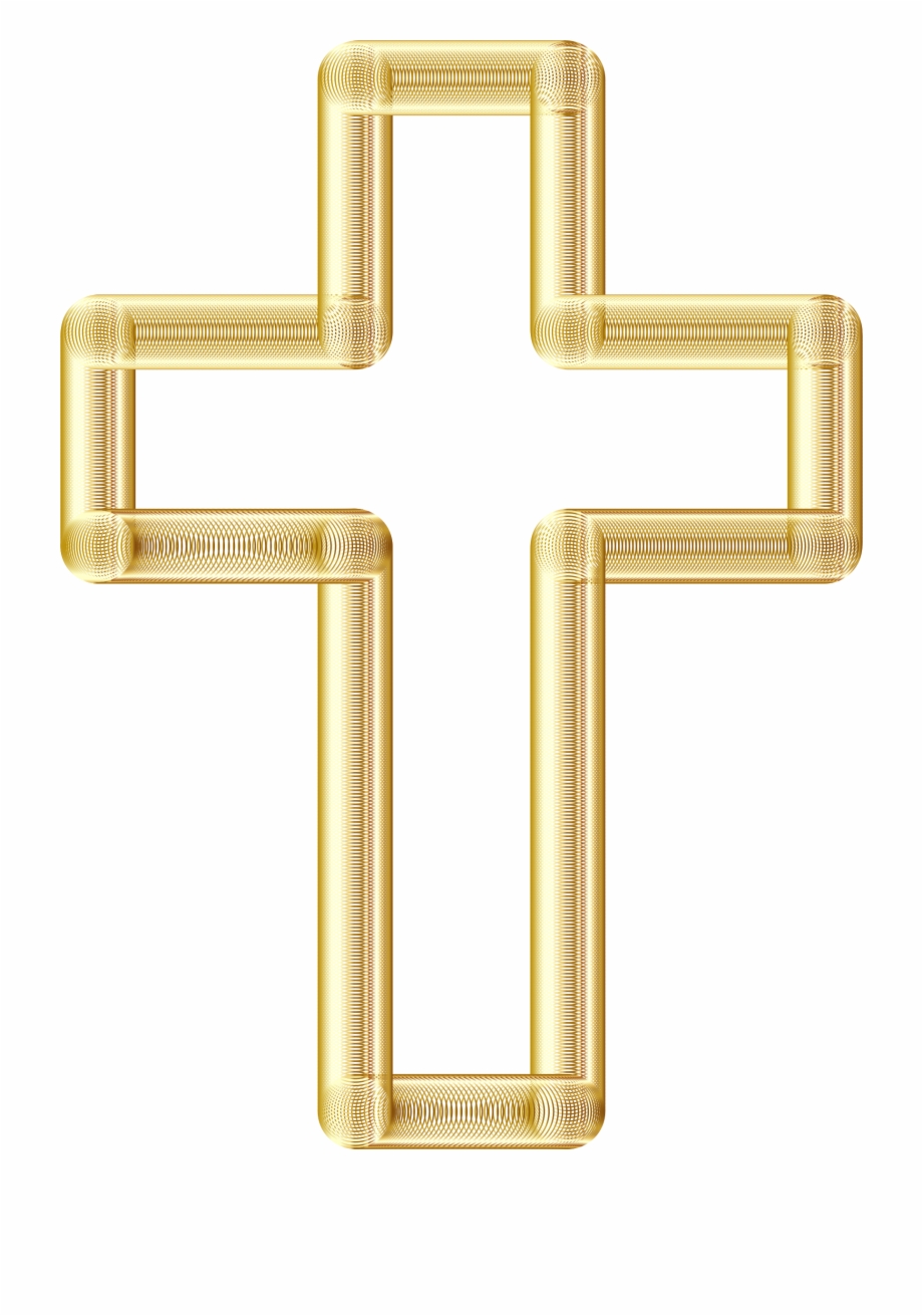920x1311 Gold Cross Png Transparent Clip Art Image