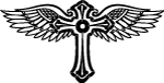 Cross With Wings Vector at Vectorified.com | Collection of Cross With ...