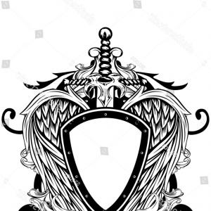 Photocoat Of Arms Shield Crown And Wings Tattoo Tattoo Design 300x300 Photocoat Of Arms Shield Crown And Wings Tattoo Tattoo Design