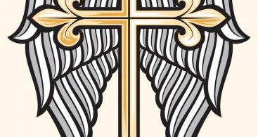 Ribbon With Cross And Wings Vector Archives Vector Images Design 367x195 Ribbon With Cross And Wings Vector Archives Vector Images Design